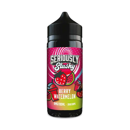 Seriously Slushy Berry Watermelon 100ML Shortfill, Bottle, Front