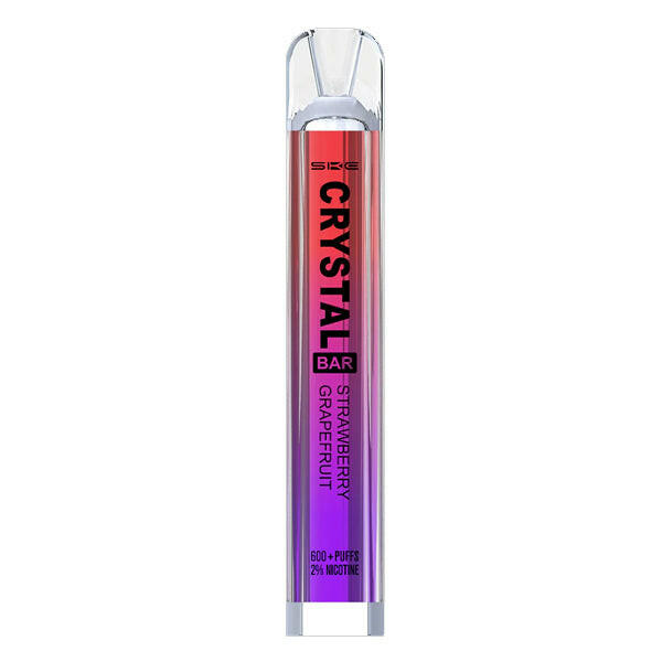 SKE Crystal Vape Strawberry Grapefruit, Device Front