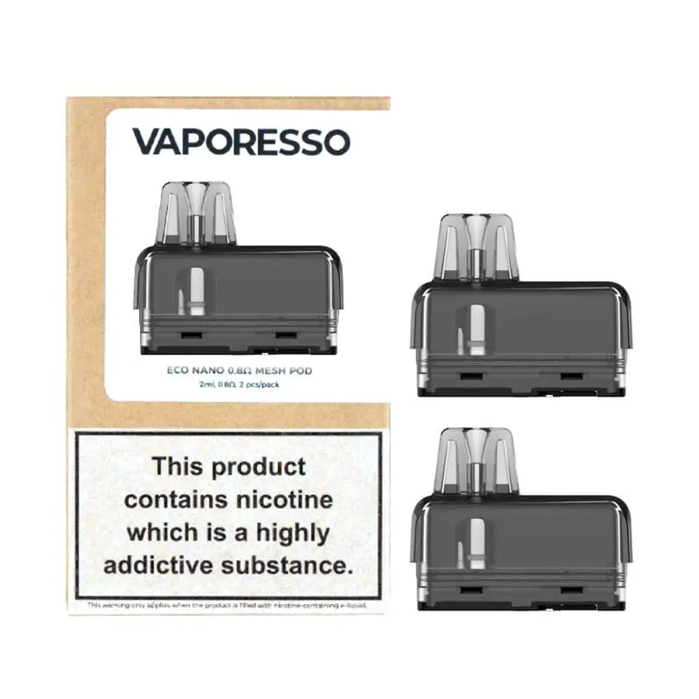 VaporessoEco Nano Replacement Pod, Packaging and Pods, Front