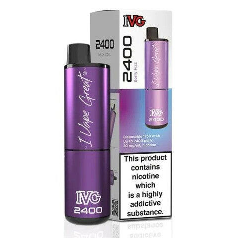 IVG 2400 4in1 Berry Fizz, Device and Packaging, Front