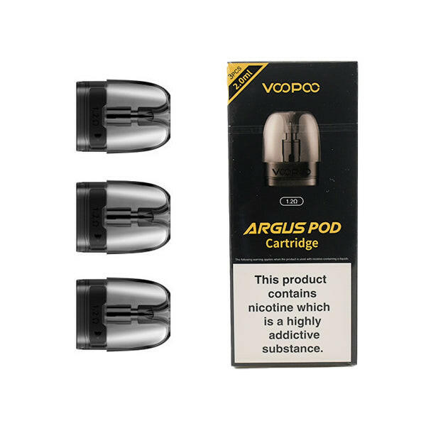 Voopoo Argus Replacement Pods, Packaging and Pods, Front