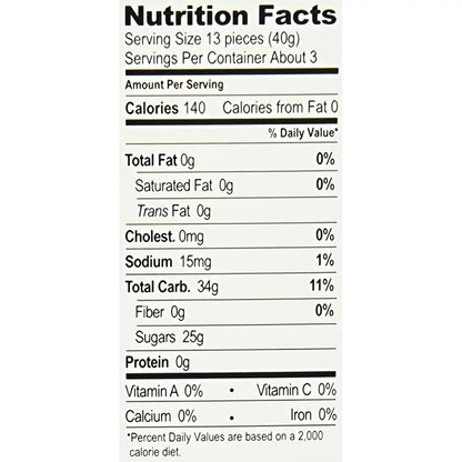 Warheads Sour Gummy Candy Theatre Box, Nutrition