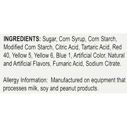 Warheads Sour Gummy Candy Theatre Box, Ingredients